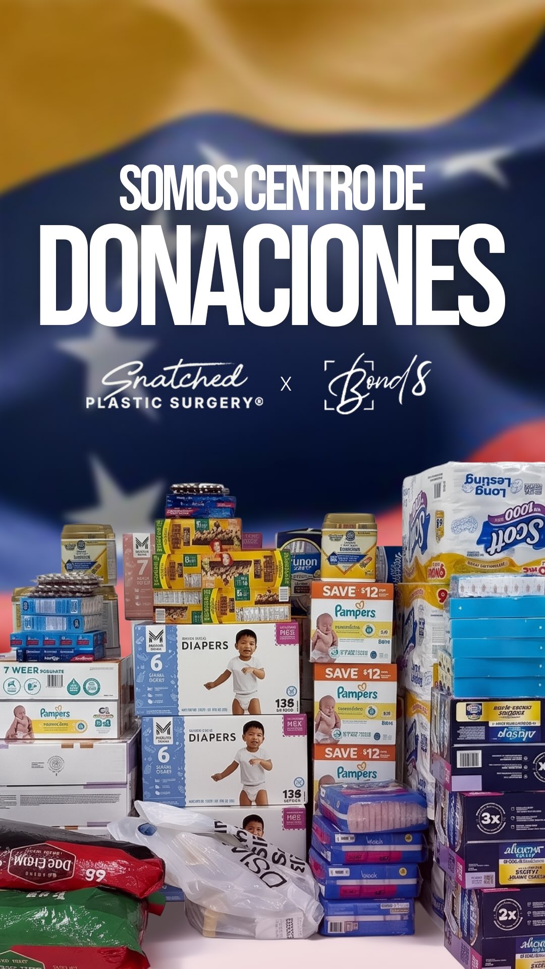 🇻🇪 Hoy Venezuela nos necesita.
En Snatched Plastic Surgery y Bond 8 abrimos nuestras puertas para 